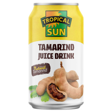 Tropical Sun Tamarind Juice 310ml x 12 Cans (Uk Import)