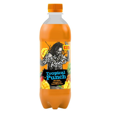 Levi Roots Tropical Punch  500ml x 12 Cans (Uk Import)