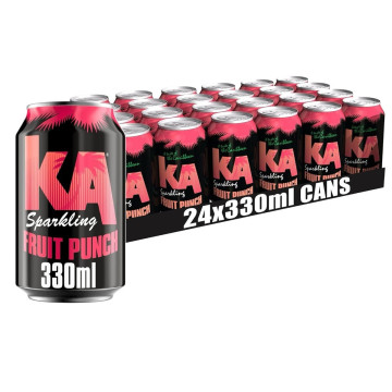 KA Sparkling Fruit Punch Drink 330ml x 24 Cans