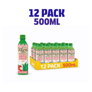 Grace Aloe Vera Strawberry Drink 500ml x 12 (Uk Import)
