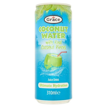Grace Coconut with real pieces hydration drink  310ml 1x12