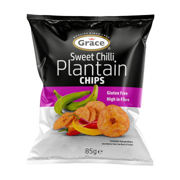 Grace Sweet Chilli Plantain Chips 85g x9 (Colombia Import)