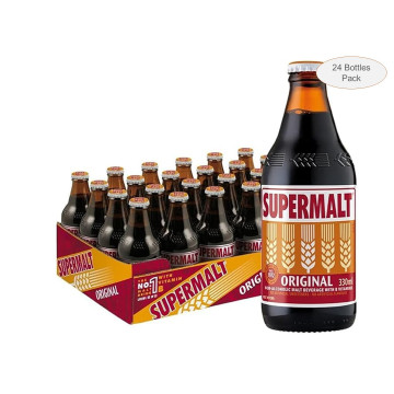 Supermalt Original drink 330ml x 24 bottle (Uk Import)