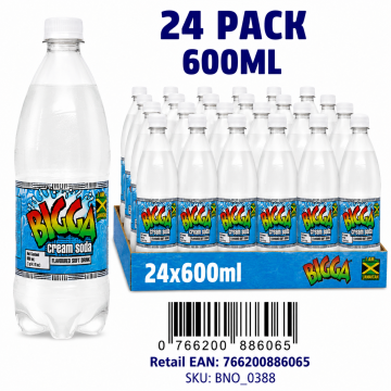 Buy Bigga Cream Soft Drink 24 x 600ml Bottles - Wholesale | Dubai UAE