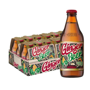 Supermalt Ginger Beer 330ml x24 Bottle (UK Import)