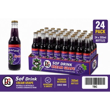 D&G Cream Grape 355ml x 24 Wholesale